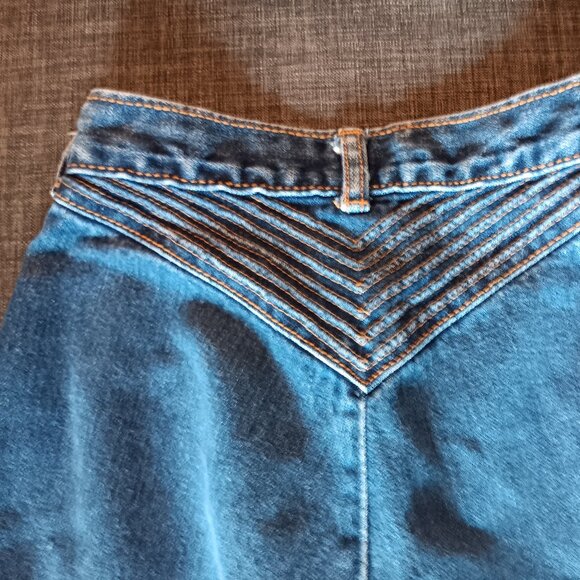 Vintage Fancy Ass Jeans Women's Denim XXS 1970s 70s - Picture 7 of 8